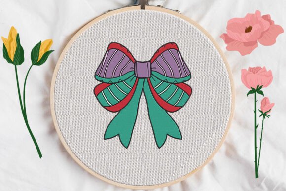 Bow Embroidery: A Holiday Design Review