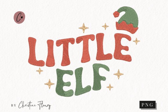 Evaluating the Faux Embroidery Little Elf PNG for Etsy