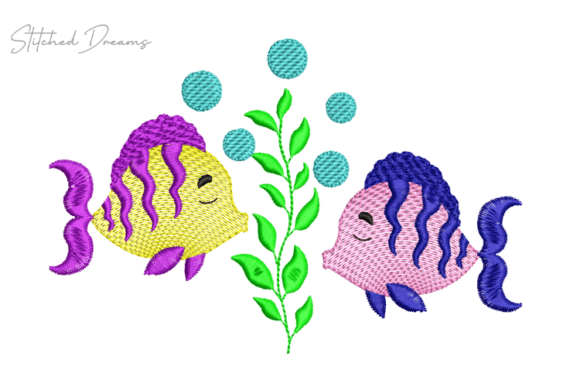 Fish Eating Grass Embroidery Design Review