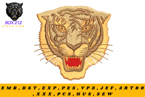 Lion Face Embroidery Review for Boutique Apparel