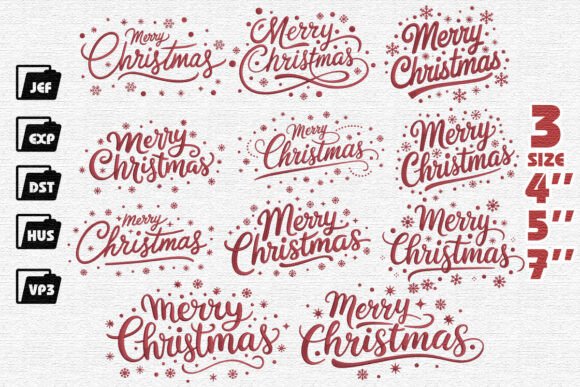 Review: 11 Festive Christmas Embroidery Designs