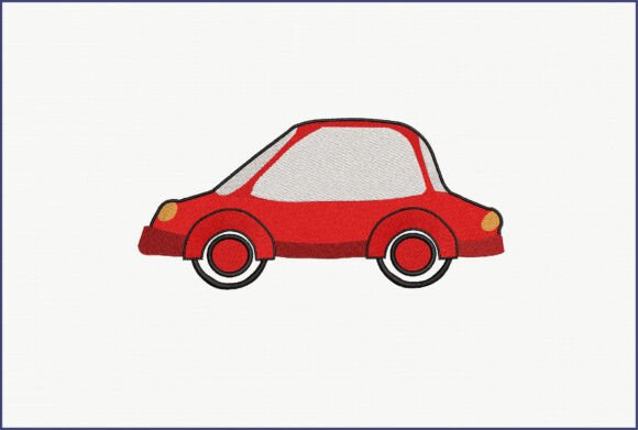 Review: Baby Red Car Embroidery Design for Craft Fairs