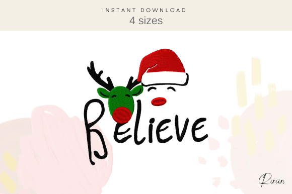 Review: Believe Christmas Machine Embroidery-1 for Holiday Projects