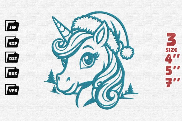 Review: Christmas Magic Santa's Unicorn Embroidery