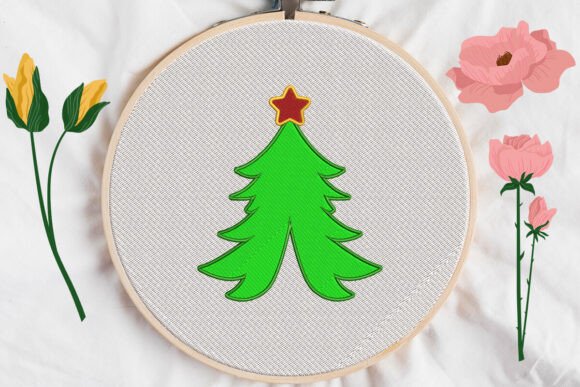Review: Christmas Tree Embroidery for Boutique Sweatshirts
