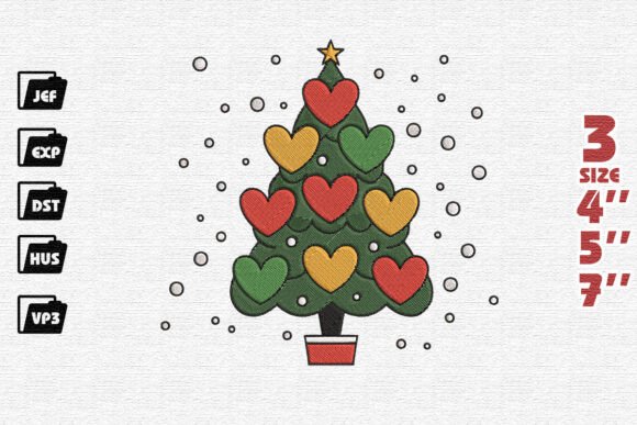 Review: Christmas Tree Heart Embroidery for Festive Projects