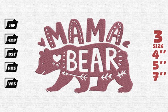 Review: Fierce and Loving Mama Bear Embroidery