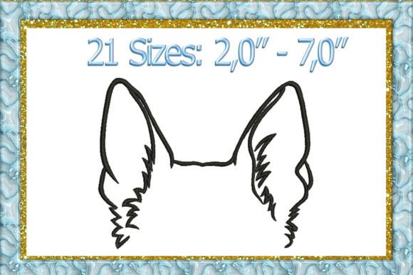 Review: German Shepherd Ears Embroidery Design