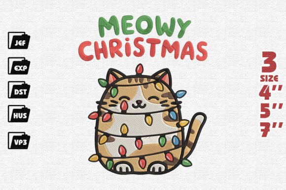 Review: Purrfectly Festive Cat Embroidery