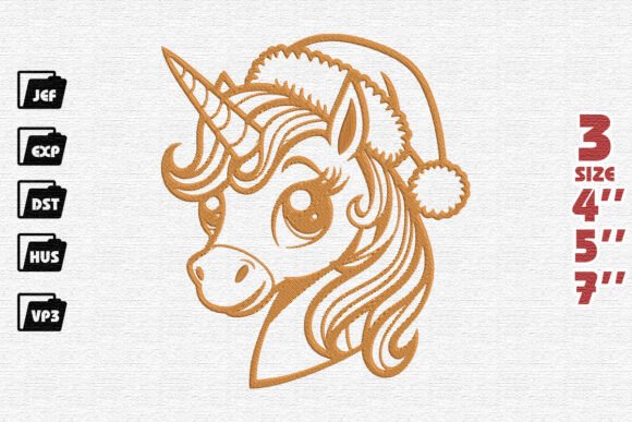 Review: Santa s Jolly Unicorn Embroidery for Merch