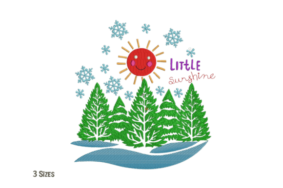 Review: Snow Sunshine Machine Embroidery Design