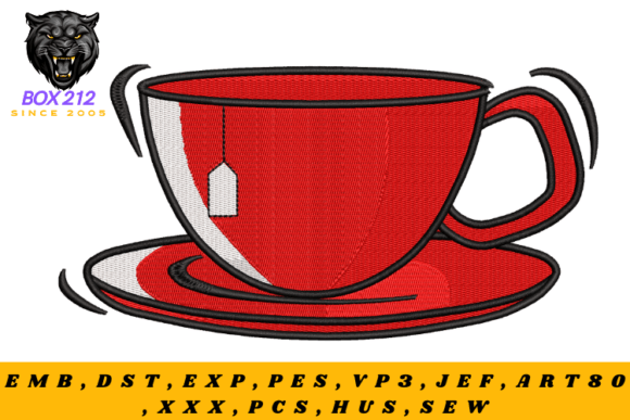 Review: Teacup Digital Embroidery Design for Craft Fairs