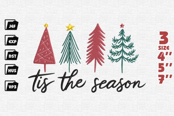 Review: Tis the Season Christmas Embroidery Design