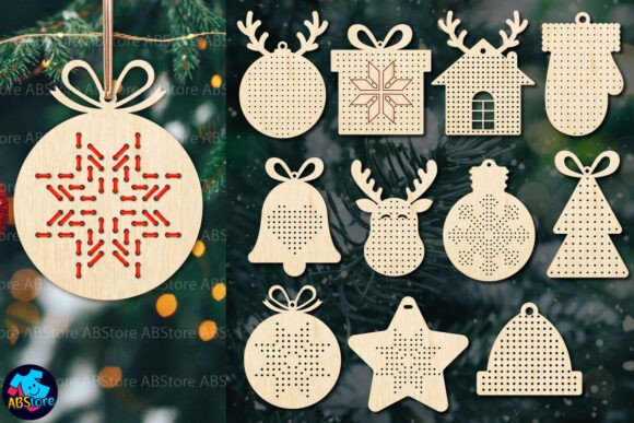 Reviewing Christmas Ornament Yarn Embroidery Sewin