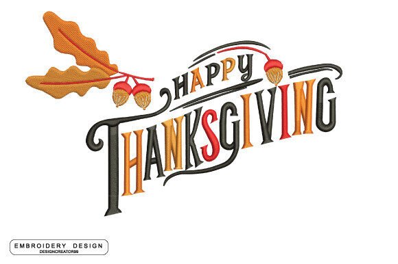 Reviewing Thanksgiving Embroidery Design for Boutique Apparel