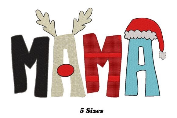 Reviewing the Mama Christmas Embroidery Design