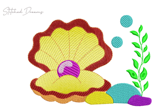 Reviewing the Marine Shell Embroidery Design for Boutique Sweatshirts