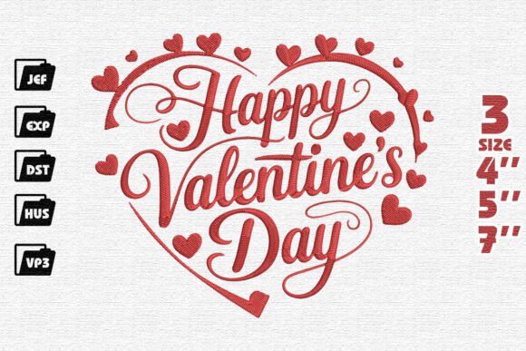 Reviewing Valentine’s Heart Pattern Embroidery for Holiday Sales