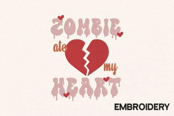 Reviewing Xombie Ate My Heart Embroidery Design