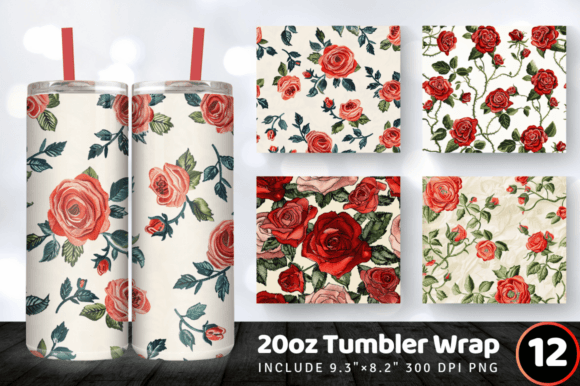 Roses Embroidery Flowers Tumbler Wrap Review